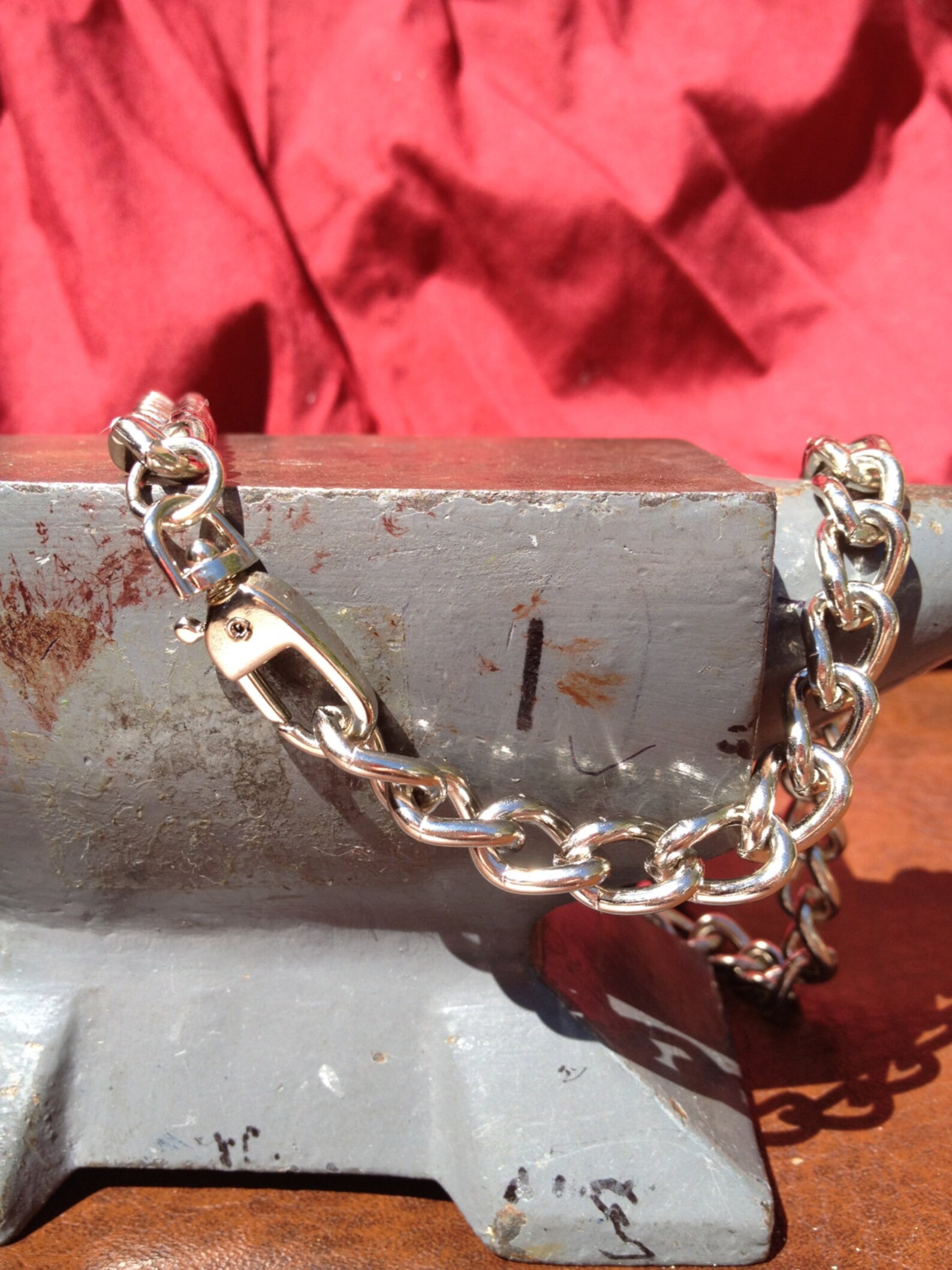 Chain Choker with Small Heart Padlock Etsy