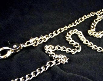Chain Leash with two clips - one on each side