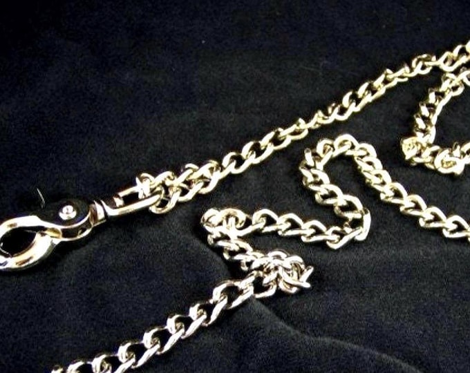 Chain Leash with two clips - one on each side