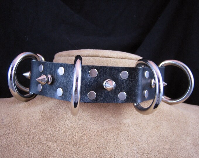 Large D-Ring Bondage Collar