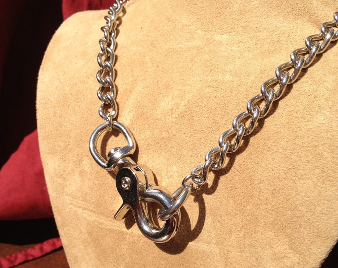 Stainless Steel Chain Choker with Clip