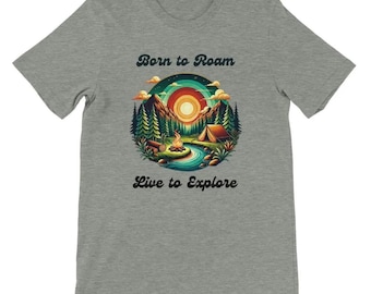 Born to Roam T-Shirt | Retro Camping Graphic Tee