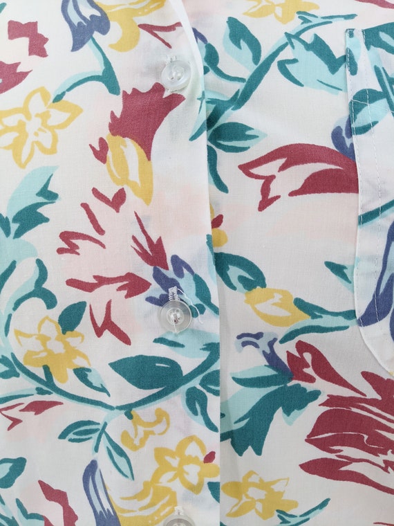 vintage 90s floral blouse | 1990s Hastings & Smit… - image 5