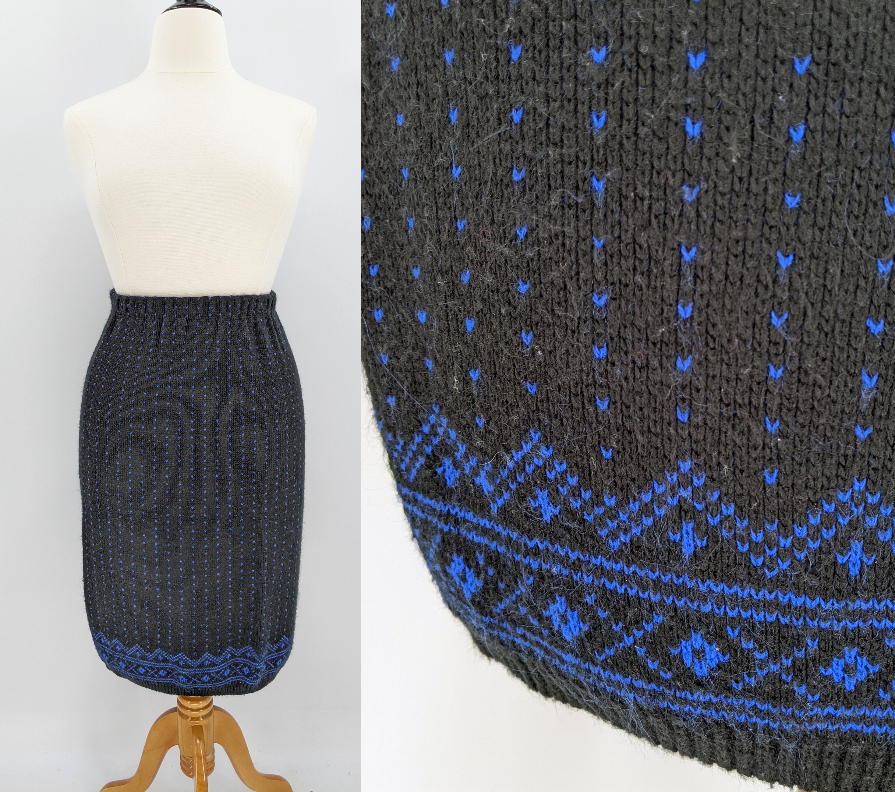 Nordic Knit Skirt - Etsy