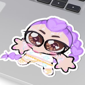 Rumi KDH Meme Sticker - Vinyl Decal, Cute Water Bottle Laptop Phone Case Decoration, K-Pop Demon Hunters