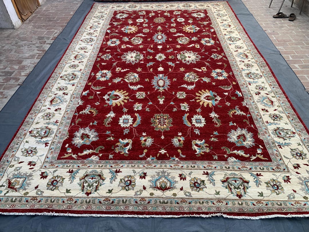 10x16 Extra Large Afghan Ziegler Rug Wool Area Rug | Oversized Living ...