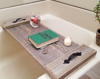 Bath Tray / bath tray wood, rustic home decor, bath tub table, bathtub tray wood, gifts for her, gifts for women, spa gift, wood bath caddy