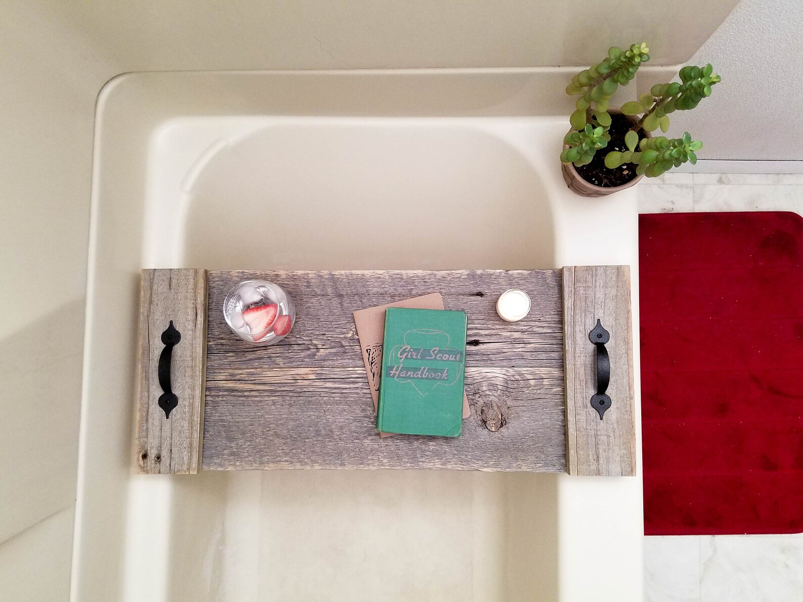Bath Tray / Bath Tray Wood Rustic Home Decor Bath Tub Table Etsy