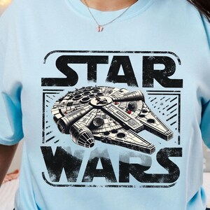 Star Wars Millennium Falcon Shirt, Galaxy's Edge T-Shirt, Han Solo Smuggling Tee, Disney Star Wars Retro, Disneyland Birthday Family Shirt