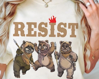 Vintage Endor Ewok National Park Shirt, Endor Ewok Star Wars T-Shirt, Galaxy's Edge Hollywood Studios, Resist Shirt, Matching Family Trip