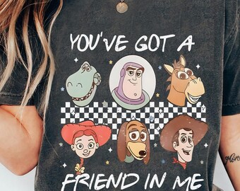 ヴィンテージ You've Got A Friend In Me シャツ、ディズニー バケーション モード T シャツ、ディズニー マジカル キングダム マッチング ファミリー バケーション、T シャツ バースデー ギフト アイデア