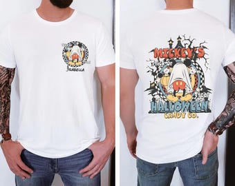 Personalized Mickey's Halloween Shirt, Disney Trick or Treat Candy Co. Halloween, Disneyland Spooky Mickey Halloween Tee, Happy Halloween