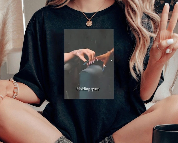 Wicked Sweatshirt, Holding Space Ariana Cynthia Finger Hold Defying Gravity Meme Wicked Movie Gift Broadway Shirt, Glinda Elphaba Sweatshirt