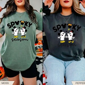 Vintage Spooky Season Mickey Head Shirt, Mickey Boo Halloween Shirt, Pumpkin Mickey, Disney Spooky Shirt, Disney Halloween Shirt, Disneyland
