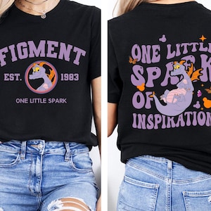 Comfort Colors One Little Spark Shirt, Figment T-Shirt, Purple Dragon Tee, Figment Epcot Shirt, Disney World Shirt, Disney Figment Tee