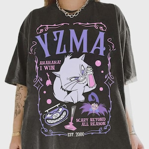 Vintage Yzma Cat With Potiontee Villain Shirt, Disney Emperor's New Groove Tee, Disneyland Family Vacation Trip Matching Outfits 2026 image 1