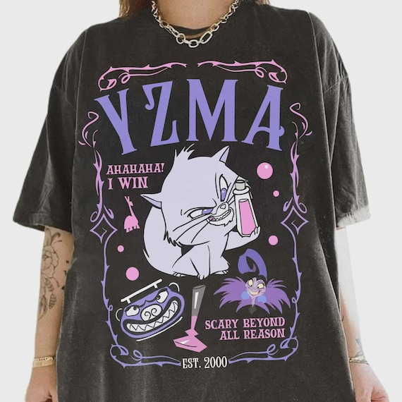 Vintage Yzma Cat With Potiontee Villain Shirt, Disney Emperor's New Groove Tee, Disneyland Family Vacation Trip Matching Outfits 2026