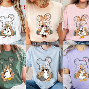 Personalized Name Mickey And Friends Halloween Shirt, Mickey Halloween Shirt, Disneyland Halloween, Disney Ghost  Mickey Spooky Sweatshirt