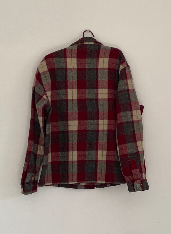 Chippewa Woolen Mills Plaid Flannel Button Up Dow… - image 2