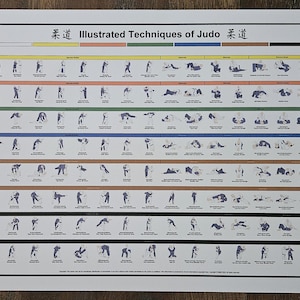 Techniques of Judo-poster – IJF – afdrukbare pdf