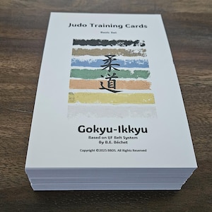 SALE: Judo Training Cards - Basic Set