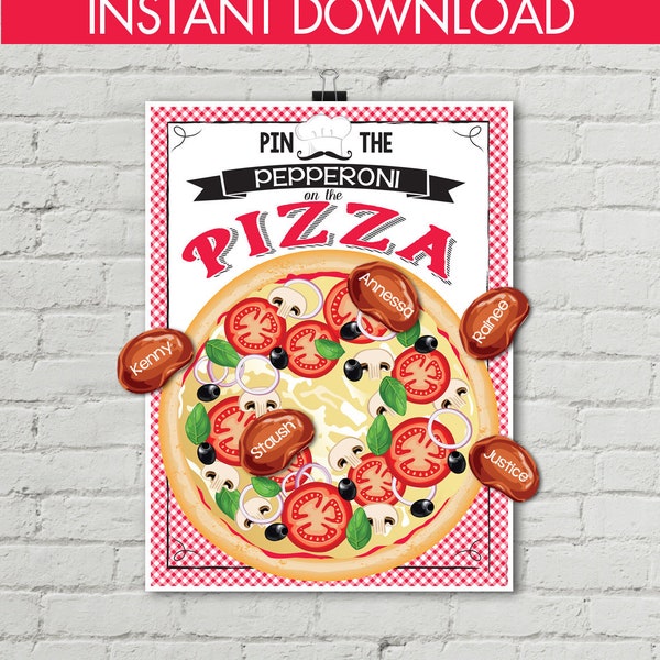 Pepperoni Game Etsy