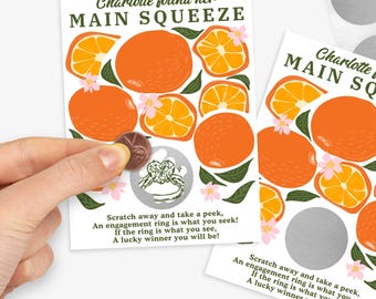 She Found Her Main Squeeze Scratch Off Game: Bridal Shower Game,Custom Shower Bachelorette Scratch-off Game | Edit on CANVA-INSTANT Download