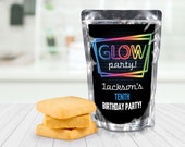 Neon Glow Party Capri Sun Label, Juice Pouch Labels, Glow Birthday Party, Drink Label | Self-Edit Text DIY INSTANT Download Printable Il_170x135