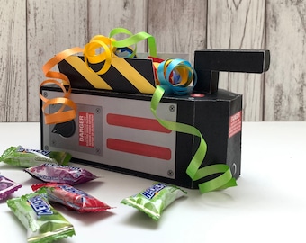 Ghost-buster Trap Box - Ghost-buster Party Favor Box, Ghostbusters Birthday, Containment Box | Instant Download DIY Printable PDF Kit