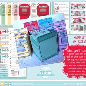 Bun in the Oven Box - Shower Oven Cupcake Box, Baking Party, Cooking ...