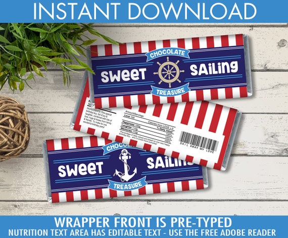Nautical Sweet Bar Wrappers - Nautical Desire,Chocolate picture about Free Printable Birthday Candy Bar Wrappers referred to as Nautical Sweet Bar Wrappers - Nautical Prefer,Chocolate