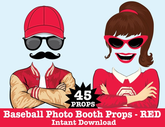 Baseball Photo Booth Props Retro Baseball Party Baseball Birthday Sports Party Instant Download Pdf 45 Diy Printable Props By Simplyeverydayme Catch My Party