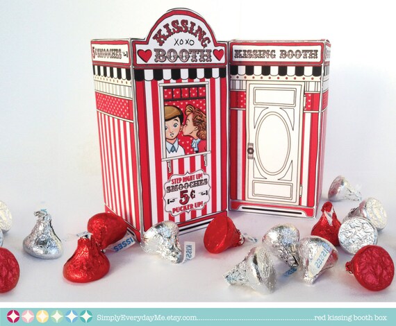 Kissing Booth Box Carnival Party Wedding Birthday Baby Etsy