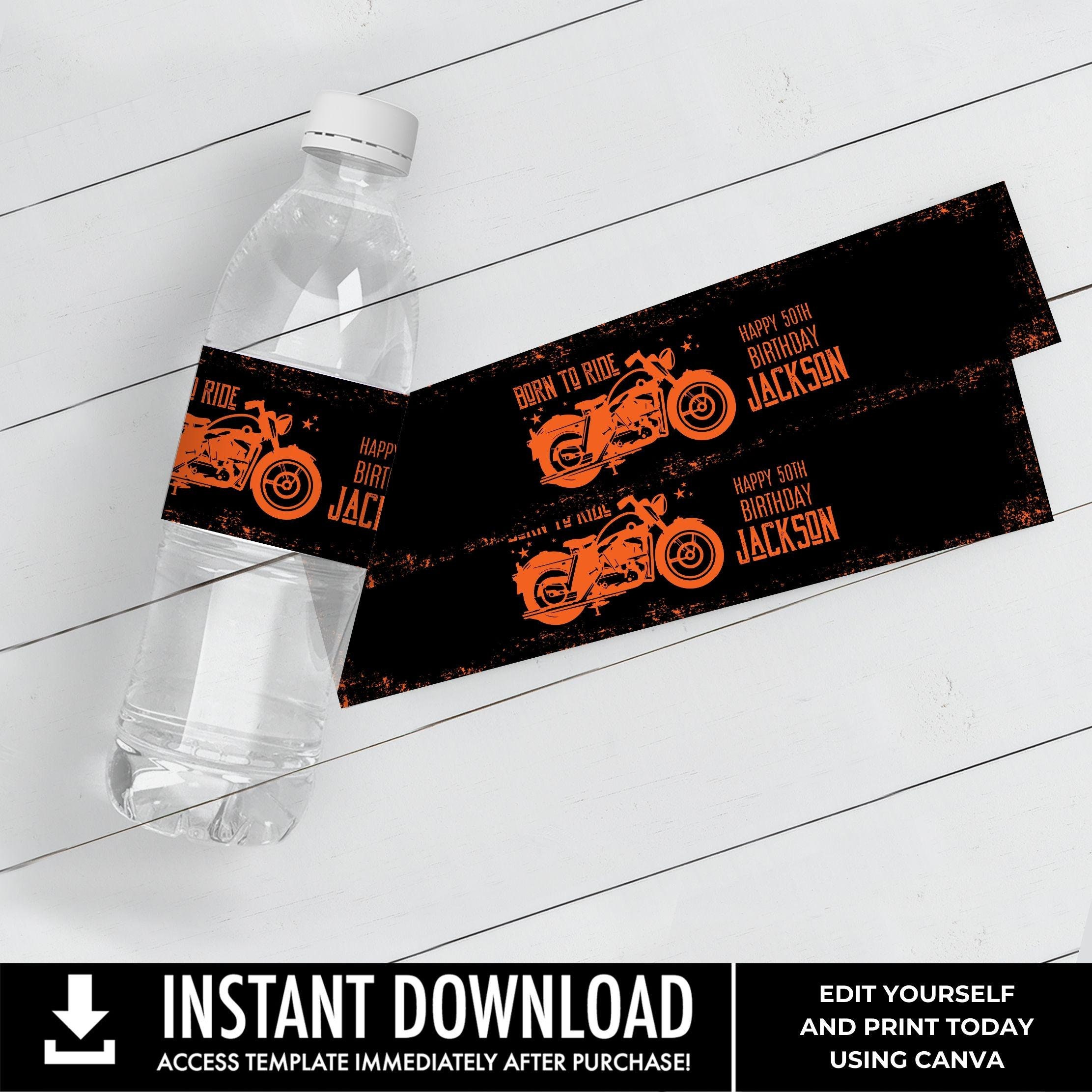 SUPER FABRIQUE Aufkleber Für Bankkarten - Harley Davidson Design, Wiederablösbar & Blasenfrei