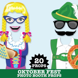 Oktoberfest Photo Booth Props, Octoberfest, German Party, German Beer ...