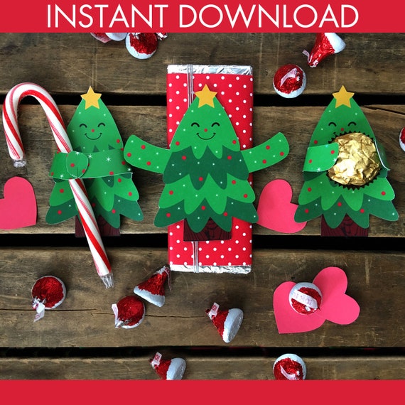 Christmas Tree Hugger, Tree Treat Hugger, Tree Candy Wrappers, Stocking