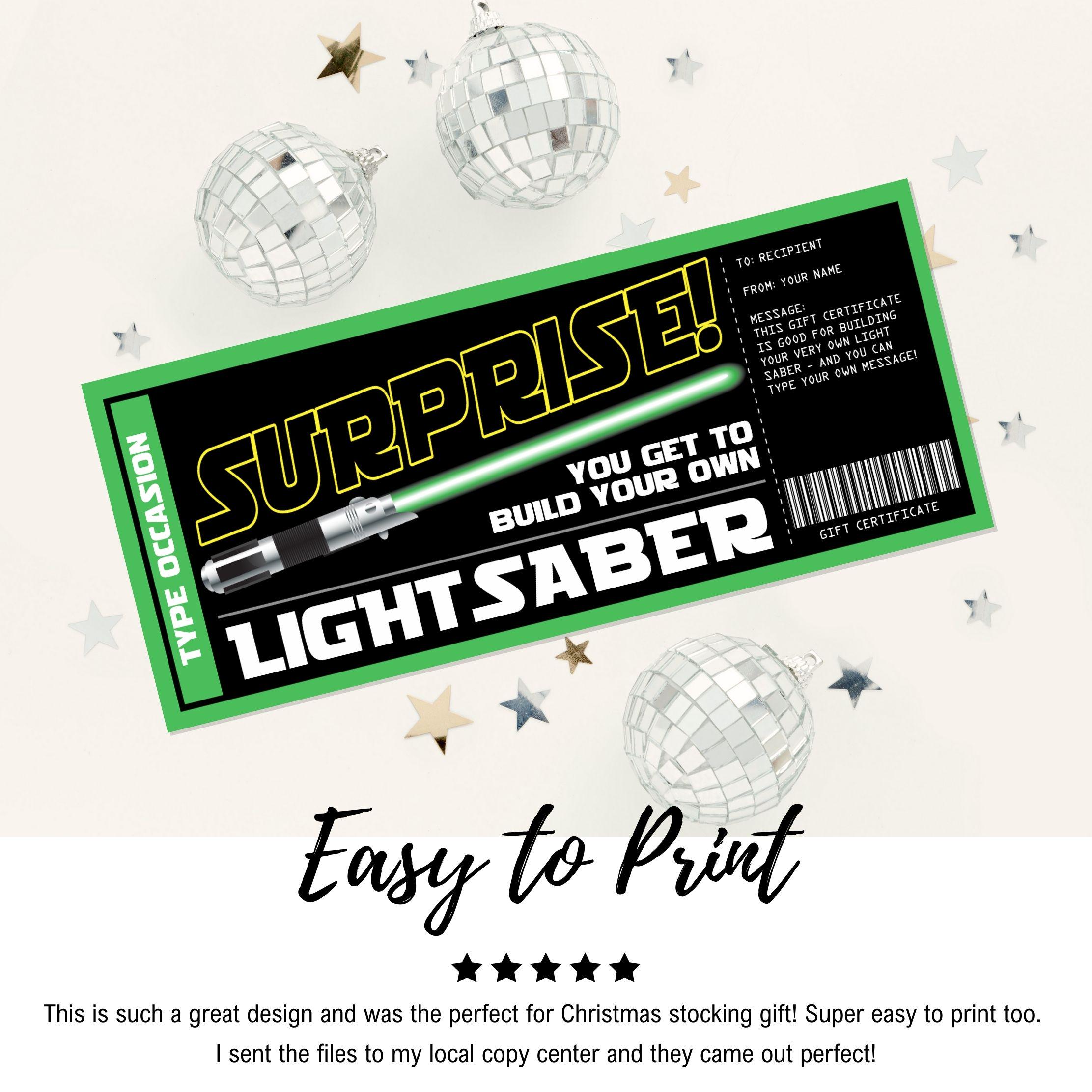 Light Sword Surprise Gift Reveal, Build Your Own Light Sword, Gift ...