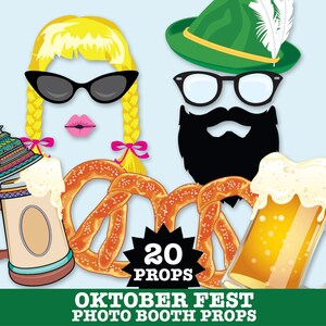 Oktoberfest Photo Booth Props, Octoberfest, German Party, German Beer ...