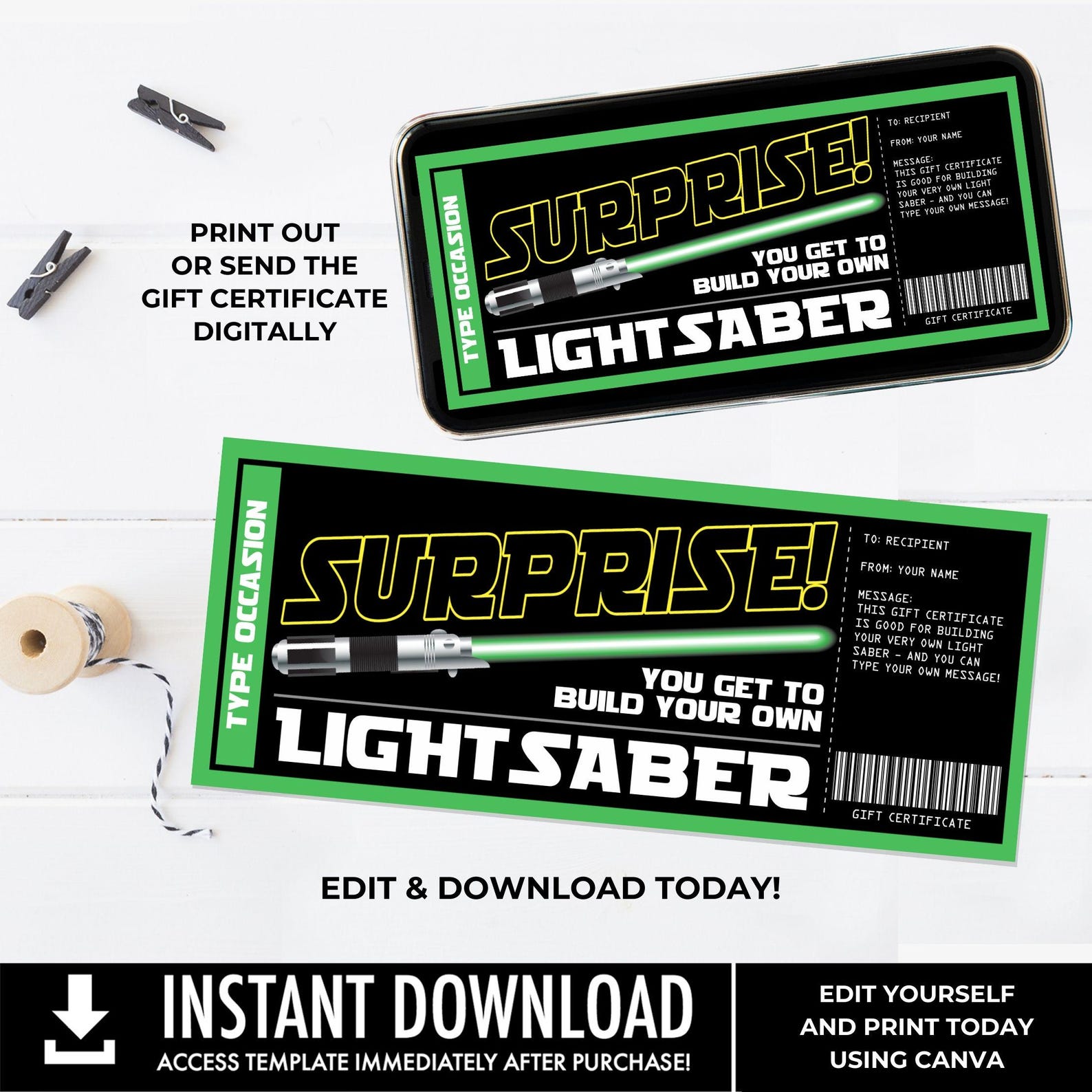 Light Sword Surprise Gift Reveal, Build Your Own Light Sword, Gift ...