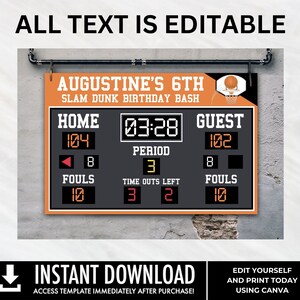 Basketball Scoreboard Printable 36