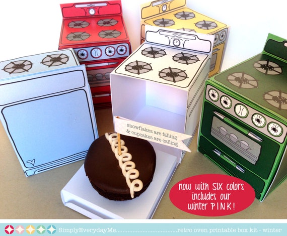 Cupcake Printable Box