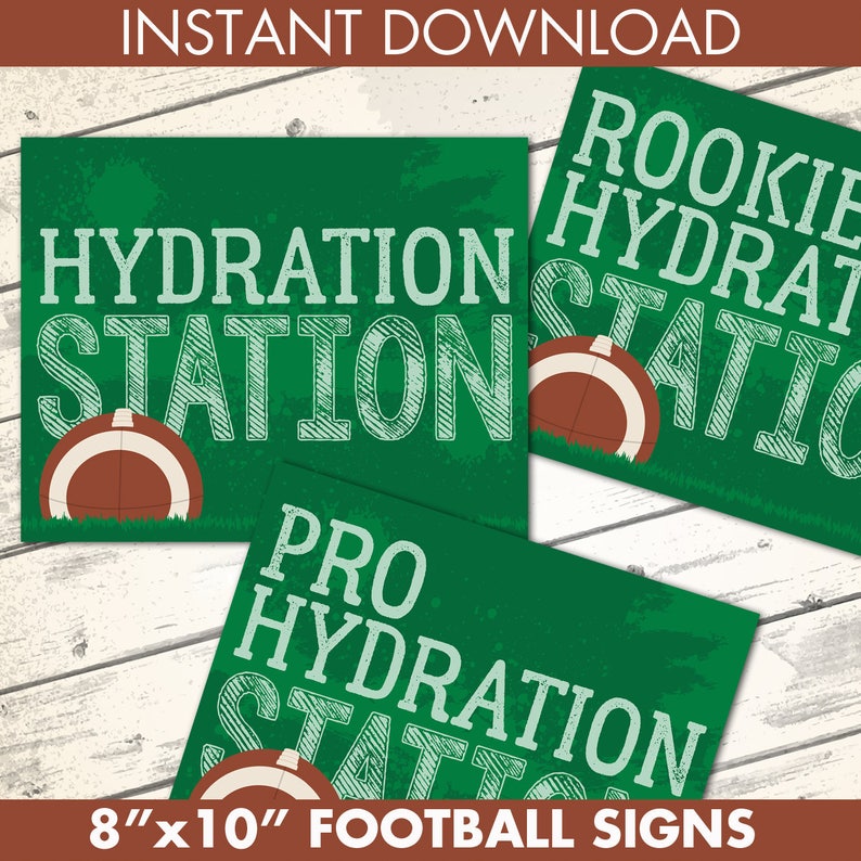 Football Hydration Chart