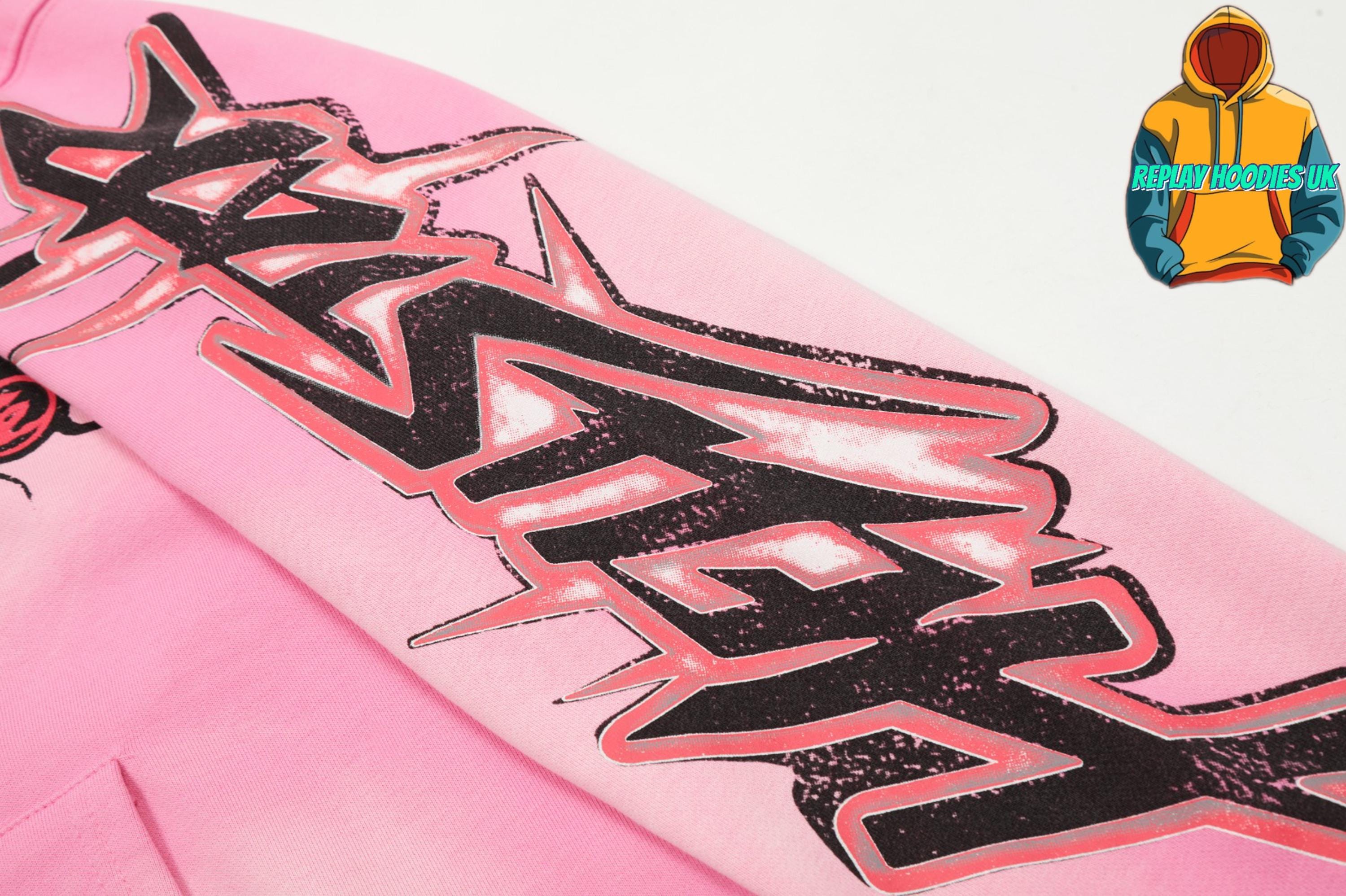 Unisex Pink Tracksuit Hoodie and Pants Inspired From Star - Etsy