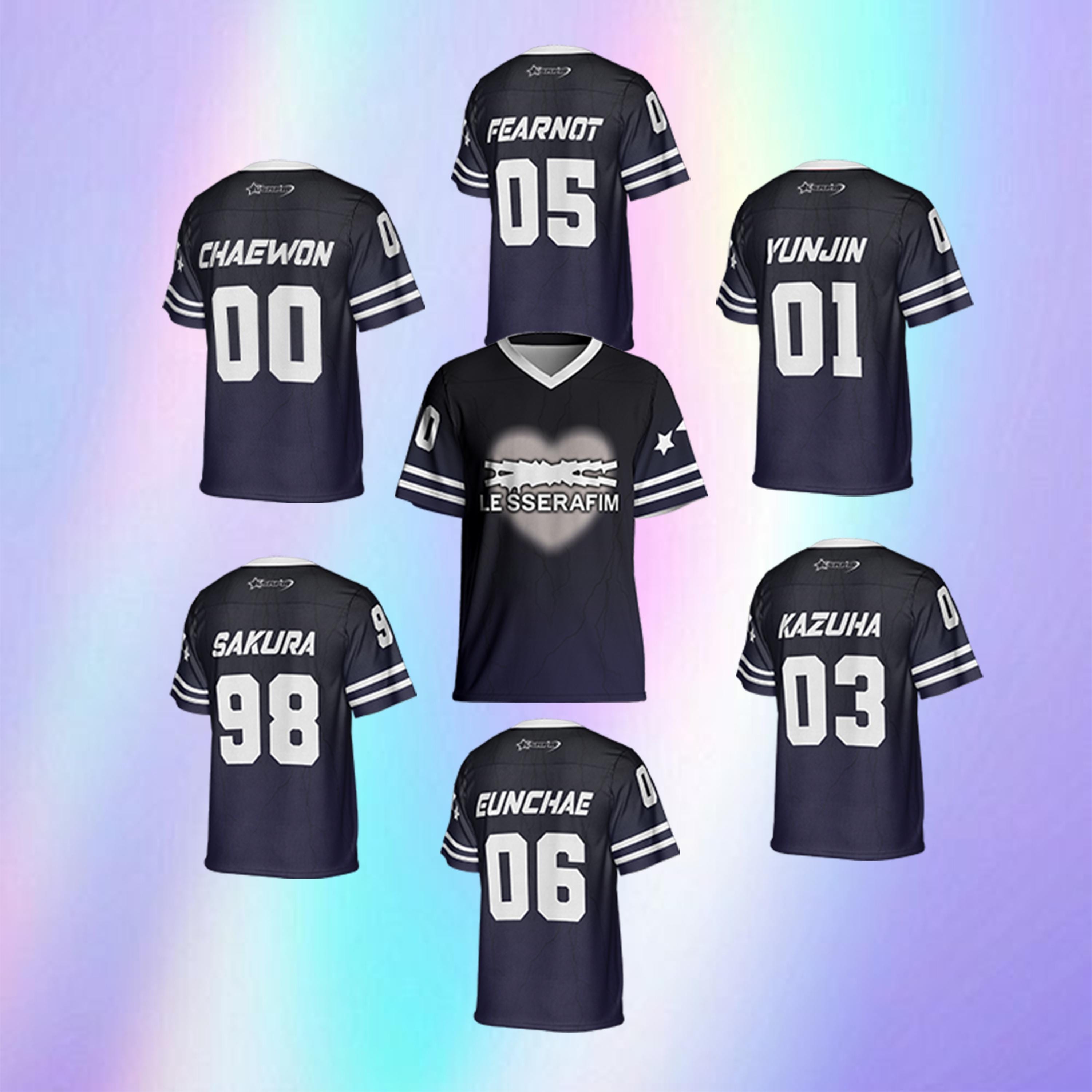 LE SSERAFIM] JERSEY L/S T-SHIRT (Black) 【公式通販】