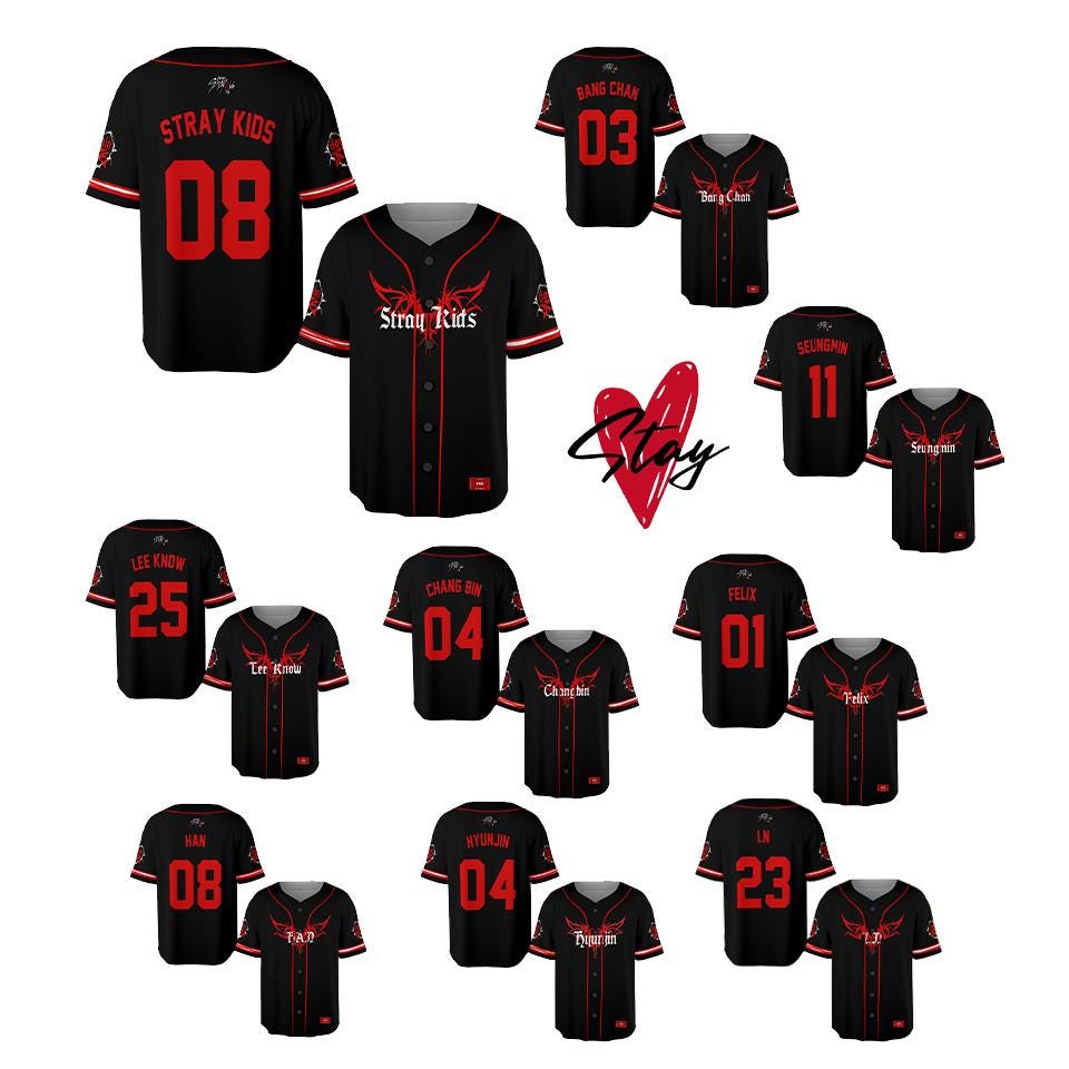 Personalized Stray Kids Dominate Tour Basketball Jersey