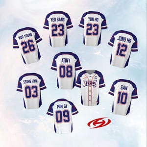 Ateez Baseball Jersey - Etsy