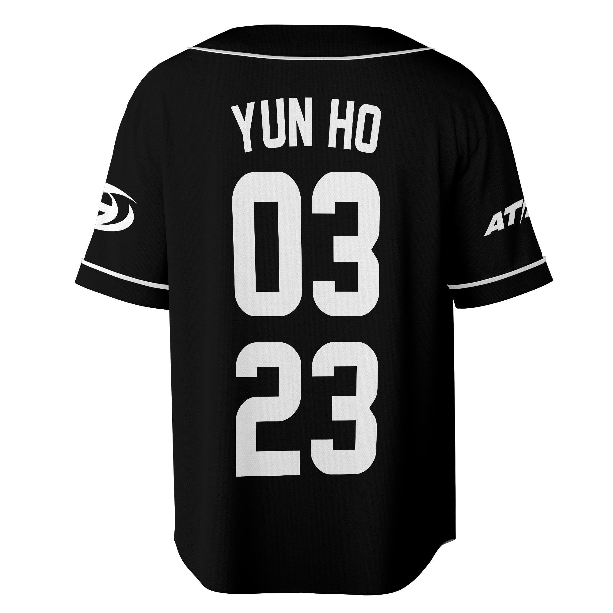 Ateez Us Tour Limited Md Merchandise Baseball Jersey Sunghwa