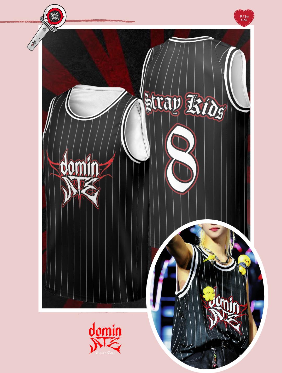 Stray Kids Dominate Basketball Jersey - Etsy