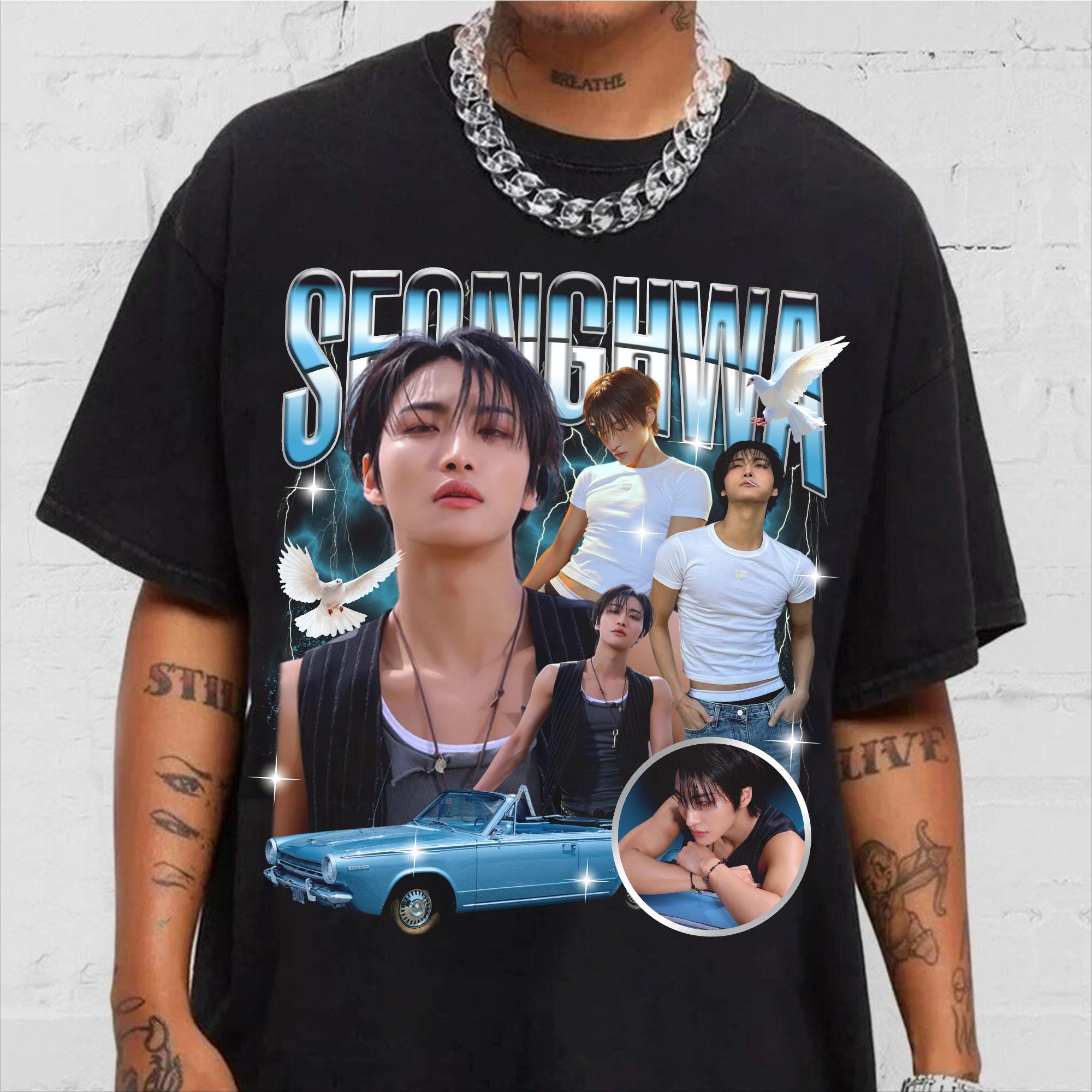 アイドル ATEEZ official Seonghwa T-shirt B1pppR4gVKL._CLa|2140,2000|