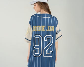 Run Seokjin Ep Tour 2025 Baseball Jersey, Jin Concert T